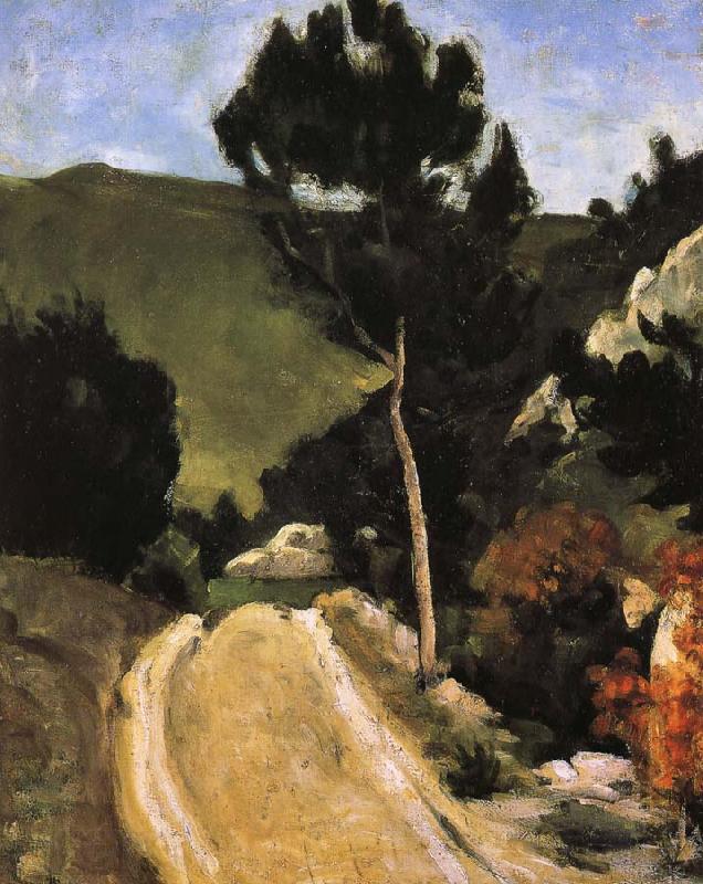 Paul Cezanne road Provence Spain oil painting art